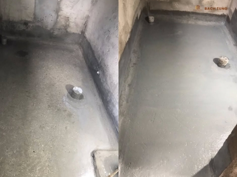 THỰC TẾ THI CÔNG: CHỐNG THẤM NHÀ VỆ SINH VÀ BAN CÔNG BẰNG VẬT LIỆU GỐC XI MĂNG 2 THÀNH PHẦN TẠI ĐƯỜNG HÙNG VƯƠNG, ĐÀ LẠT