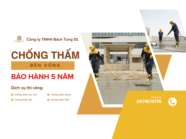 Công ty chống thấm uy tín tại Lâm Đồng. Liên hệ: 0971674176