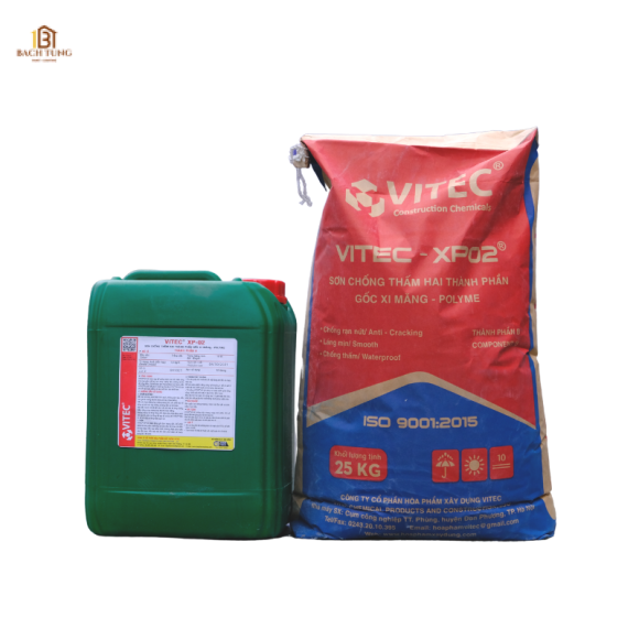 Chống thầm 2 thành phần gốc xi măng - Polymer Vitec XP-02