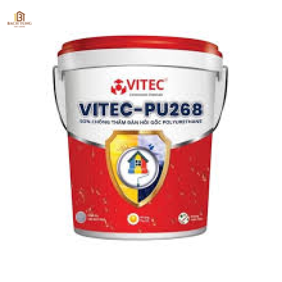 VITEC PU-268 – Sơn chống thấm, chống nứt Polyurethane gốc nước, đàn hồi, bền thời tiết