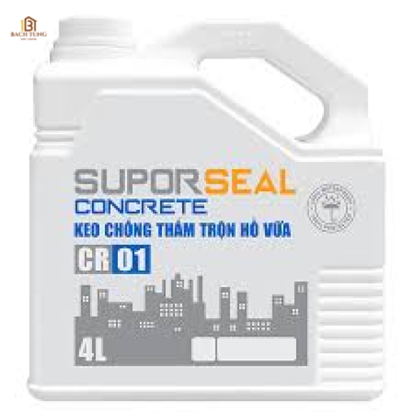 Keo chống thấm trộn hồ vữa Suporseal Concrete cr01