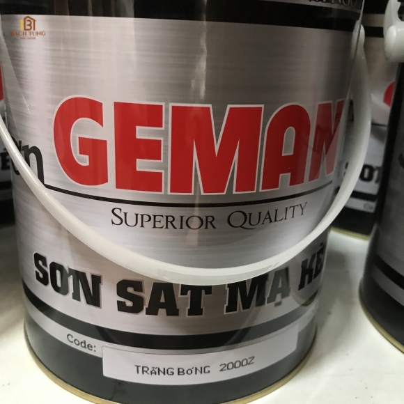 Sơn Dầu Cao Cấp Geman (Dầu Cho Sắt Mạ Kẽm Geman) loại 3kg