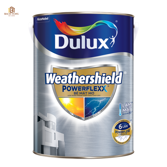 Sơn Ngoại Thất Cao Cấp Dulux Weathershield Powerflexx - GJ8