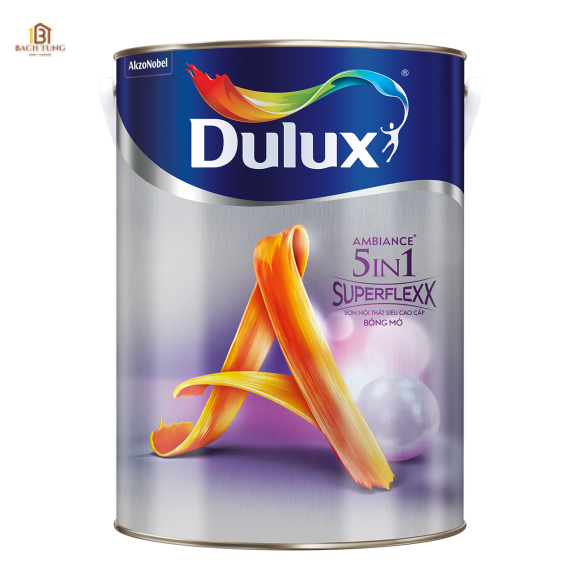 Sơn nước nội thất siêu cao cấp Dulux Ambiance 5 in 1 Superflexx Bóng Mờ Z611