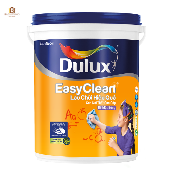 Sơn Nội Thất Dulux EasyClean Plus Lau Chùi Vượt Bậc - Bề mặt Bóng - A991B