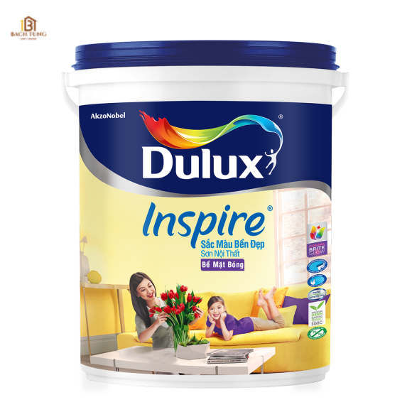 Sơn nội thất Dulux Inspire Sắc Màu Bền Đẹp - Bề Mặt Bóng - 39AB