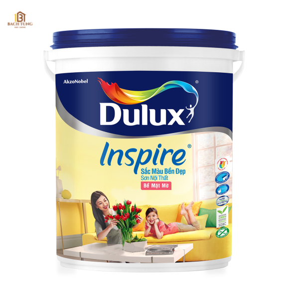 Sơn Nội Thất Dulux Inspire Sắc Màu Bền Đẹp mờ- 39A