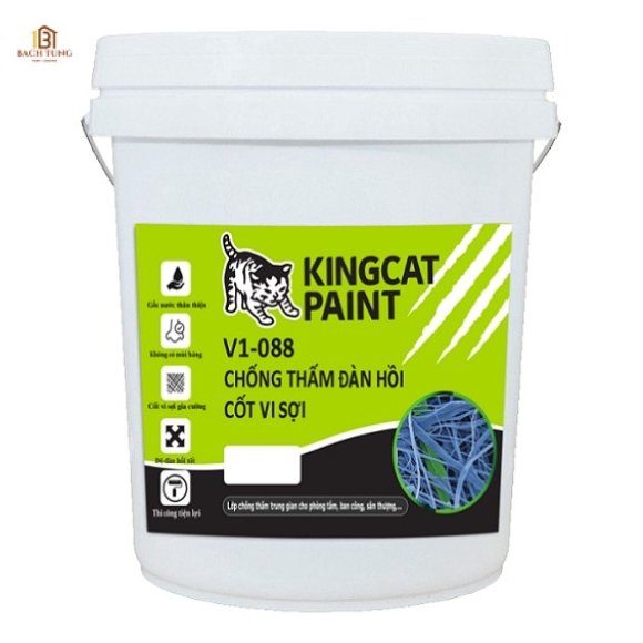 CHỐNG THẤM ĐÀN HỒI CỐT VI SỢI KINGCAT V1-088