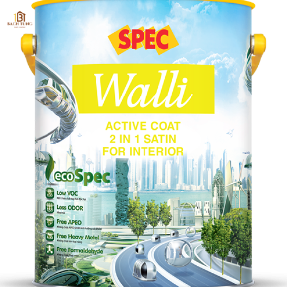 SPEC WALLI ACTIVE COAT 2 IN 1 SATIN FOR INTERIOR
