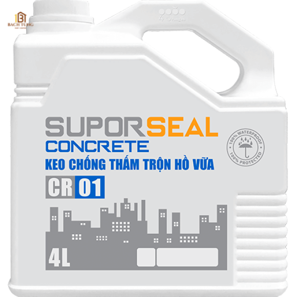 Keo chống thấm trộn hồ vữa Suporseal Concrete cr01