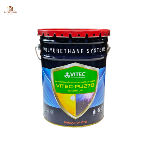 Sơn chống thấm, chống nứt Polyurethane cao cấp 1 thành phần gốc dung môi VITEC® PU-270