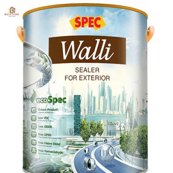 SPEC WALLI SEALER FOR EXTERIOR - SƠN LÓT CHỐNG KIỀM NGOẠI THẤT CAO CẤP - 18L